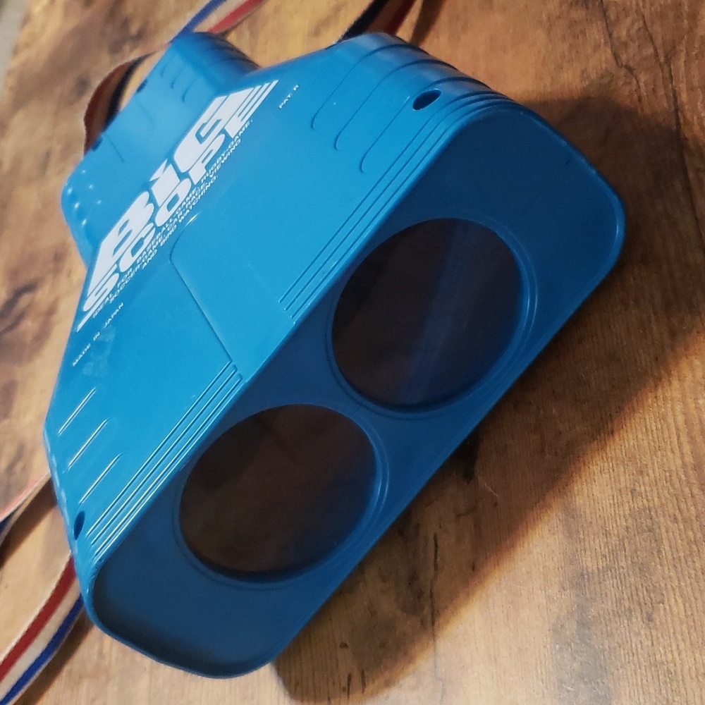 Vintage BIG SCOPE Blue Toy Binoculars 5X Zoom VERY RARE - Picture 6 of 8